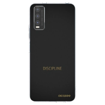 Picasee átlátszó szilikon tok az alábbi mobiltelefonokra Vivo Y20s - Discipline