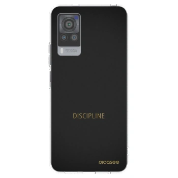 Picasee átlátszó szilikon tok az alábbi mobiltelefonokra Vivo X60 Pro 5G - Discipline
