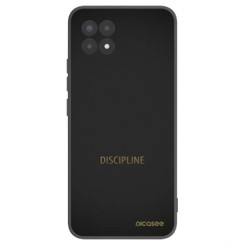 Picasee fekete szilikon tok az alábbi mobiltelefonokra Realme 8i - Discipline