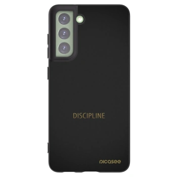 Picasee fekete szilikon tok az alábbi mobiltelefonokra Samsung Galaxy S21 FE 5G - Discipline