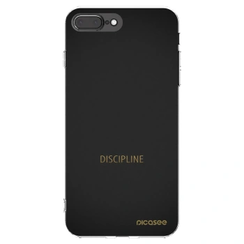 Picasee átlátszó szilikon tok az alábbi mobiltelefonokra Apple iPhone 7 Plus - Discipline