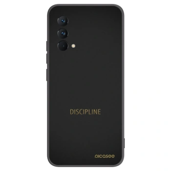 Picasee fekete szilikon tok az alábbi mobiltelefonokra Realme GT Master Edition 5G - Discipline