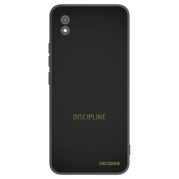 Picasee fekete szilikon tok az alábbi mobiltelefonokra Realme C11 (2021) - Discipline