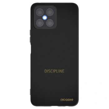 Picasee fekete szilikon tok az alábbi mobiltelefonokra Honor X8 4G - Discipline