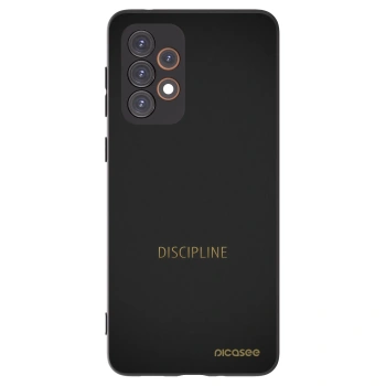 Picasee fekete szilikon tok az alábbi mobiltelefonokra Samsung Galaxy A33 5G A336 - Discipline