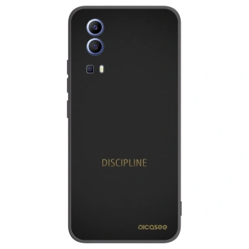 Picasee fekete szilikon tok az alábbi mobiltelefonokra Vivo Y52 5G - Discipline