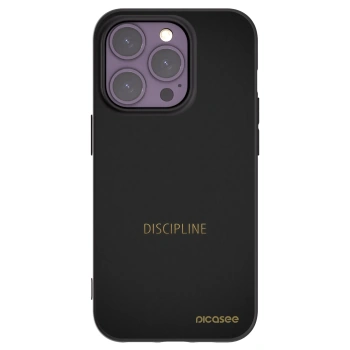Picasee fekete szilikon tok az alábbi mobiltelefonokra Apple iPhone 14 Pro - Discipline