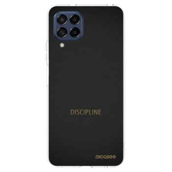 Picasee átlátszó szilikon tok az alábbi mobiltelefonokra Samsung Galaxy M53 5G - Discipline
