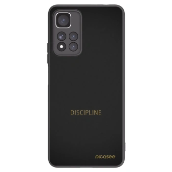 Picasee fekete szilikon tok az alábbi mobiltelefonokra Xiaomi Redmi Note 11 Pro+ 5G - Discipline