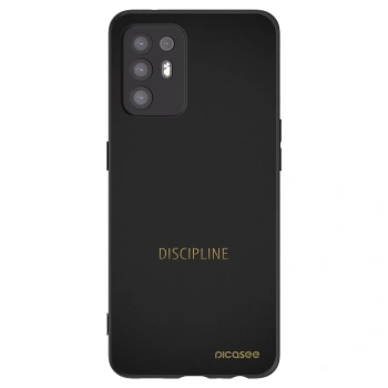 Picasee fekete szilikon tok az alábbi mobiltelefonokra OPPO A94 5G - Discipline