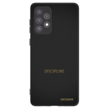 Picasee fekete szilikon tok az alábbi mobiltelefonokra Samsung Galaxy A73 5G - Discipline