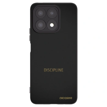 Picasee fekete szilikon tok az alábbi mobiltelefonokra Honor X8a - Discipline