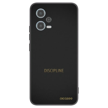 Picasee fekete szilikon tok az alábbi mobiltelefonokra Xiaomi Redmi Note 12 5G - Discipline