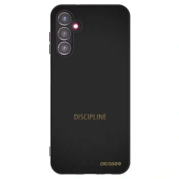 Picasee fekete szilikon tok az alábbi mobiltelefonokra Samsung Galaxy A14 4G A145R - Discipline