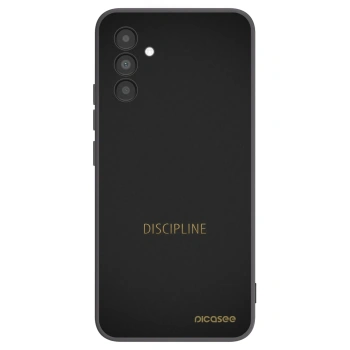 Picasee fekete szilikon tok az alábbi mobiltelefonokra Samsung Galaxy A04s A047F - Discipline
