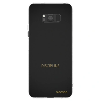 Picasee átlátszó szilikon tok az alábbi mobiltelefonokra Samsung Galaxy S8 G950F - Discipline