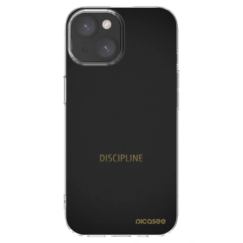 Picasee átlátszó szilikon tok az alábbi mobiltelefonokra Apple iPhone 15 - Discipline
