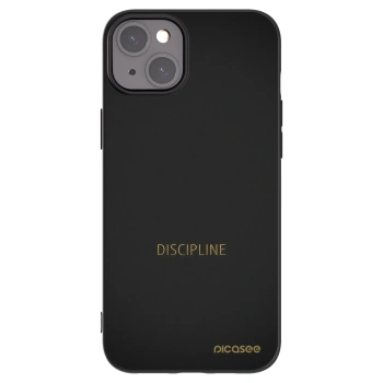Picasee fekete szilikon tok az alábbi mobiltelefonokra Apple iPhone 15 Plus - Discipline