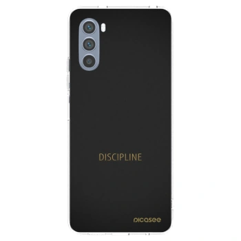 Picasee átlátszó szilikon tok az alábbi mobiltelefonokra Motorola Moto G62 - Discipline