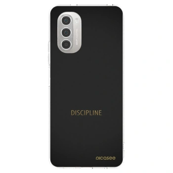 Picasee átlátszó szilikon tok az alábbi mobiltelefonokra Motorola Moto G51 - Discipline