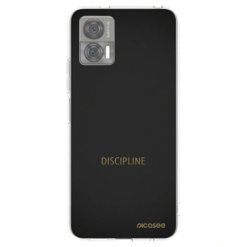 Picasee átlátszó szilikon tok az alábbi mobiltelefonokra Motorola Edge 30 Neo - Discipline