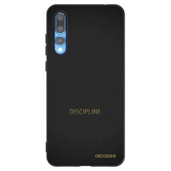 Picasee fekete szilikon tok az alábbi mobiltelefonokra Huawei P20 Pro - Discipline