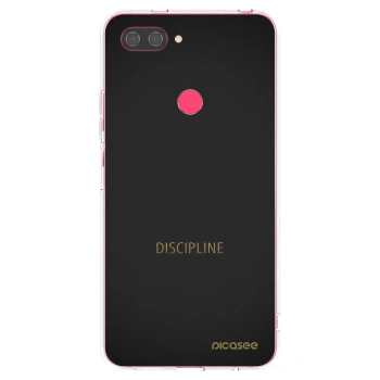 Picasee átlátszó szilikon tok az alábbi mobiltelefonokra Xiaomi Mi 8 Lite - Discipline