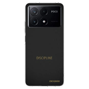 Picasee átlátszó szilikon tok az alábbi mobiltelefonokra Xiaomi Poco X6 Pro - Discipline