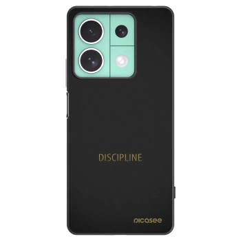 Picasee fekete szilikon tok az alábbi mobiltelefonokra Xiaomi Redmi Note 13 5G - Discipline