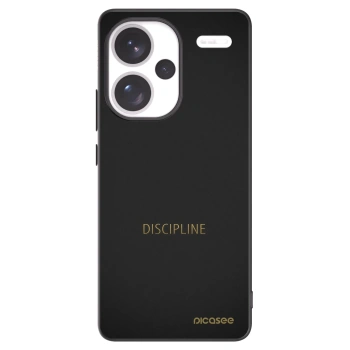 Picasee fekete szilikon tok az alábbi mobiltelefonokra Xiaomi Redmi Note 13 Pro+ 5G - Discipline