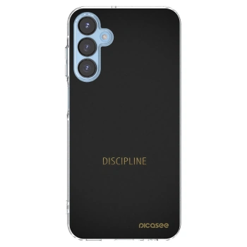 Picasee átlátszó szilikon tok az alábbi mobiltelefonokra Samsung Galaxy A15 A156B 5G - Discipline