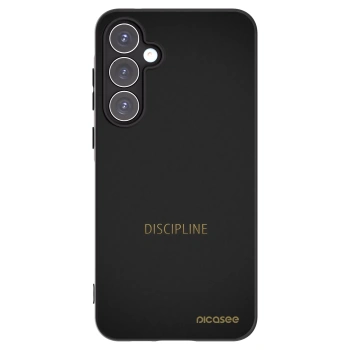 Picasee fekete szilikon tok az alábbi mobiltelefonokra Samsung Galaxy A55 5G A556B - Discipline