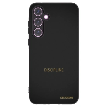 Picasee fekete szilikon tok az alábbi mobiltelefonokra Samsung Galaxy A35 5G A356B - Discipline