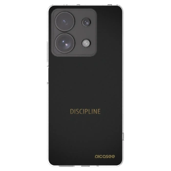 Picasee átlátszó szilikon tok az alábbi mobiltelefonokra Xiaomi Redmi Note 13 Pro 4G - Discipline