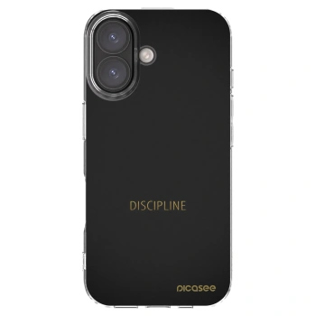 Picasee átlátszó szilikon tok az alábbi mobiltelefonokra Apple iPhone 16 - Discipline