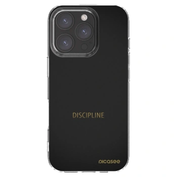 Picasee átlátszó szilikon tok az alábbi mobiltelefonokra Apple iPhone 16 Pro - Discipline