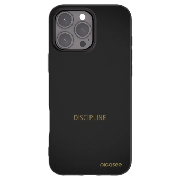 Picasee fekete szilikon tok az alábbi mobiltelefonokra Apple iPhone 16 Pro Max - Discipline