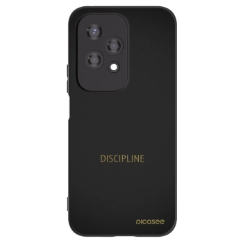 Picasee fekete szilikon tok az alábbi mobiltelefonokra Honor 200 Lite - Discipline