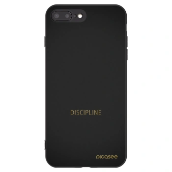 Picasee fekete szilikon tok az alábbi mobiltelefonokra Apple iPhone 7 Plus - Discipline