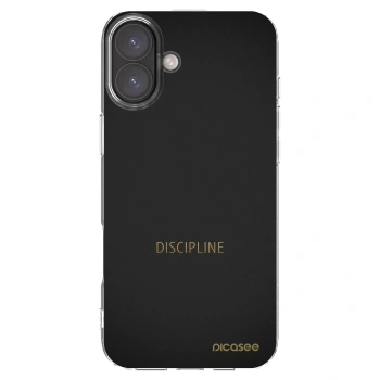 Picasee átlátszó szilikon tok az alábbi mobiltelefonokra Apple iPhone 16 Plus - Discipline