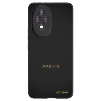 Picasee fekete szilikon tok az alábbi mobiltelefonokra Honor 200 Pro 5G - Discipline