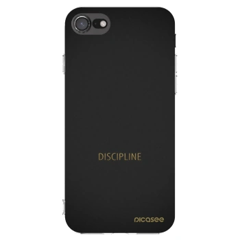 Picasee átlátszó szilikon tok az alábbi mobiltelefonokra Apple iPhone 7 - Discipline
