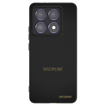 Picasee fekete szilikon tok az alábbi mobiltelefonokra Xiaomi 14T Pro - Discipline