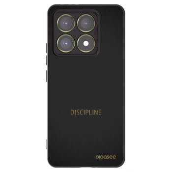 Picasee fekete szilikon tok az alábbi mobiltelefonokra Xiaomi 14T - Discipline