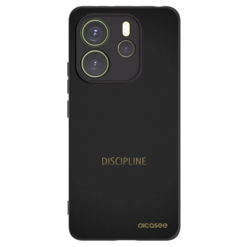 Picasee fekete szilikon tok az alábbi mobiltelefonokra Xiaomi Redmi Note 14 4G - Discipline