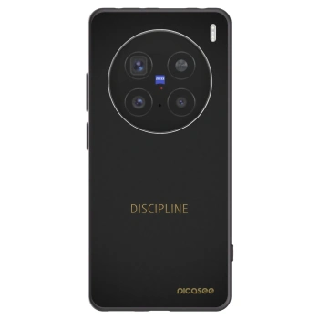 Picasee fekete szilikon tok az alábbi mobiltelefonokra Vivo X200 Pro - Discipline