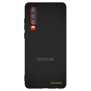Picasee fekete szilikon tok az alábbi mobiltelefonokra Huawei P30 - Discipline
