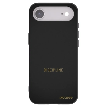 Picasee fekete szilikon tok az alábbi mobiltelefonokra Apple iPhone Air - Discipline