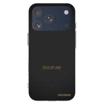 Picasee átlátszó szilikon tok az alábbi mobiltelefonokra Apple iPhone 17 Pro - Discipline