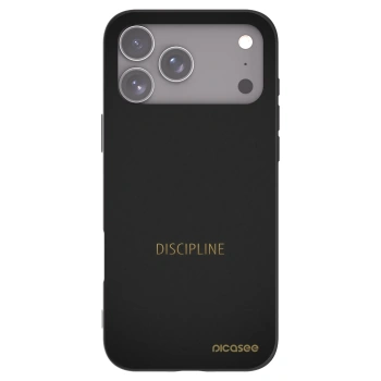Picasee fekete szilikon tok az alábbi mobiltelefonokra Apple iPhone 17 Pro Max - Discipline